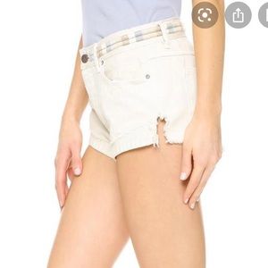 Free People White Ivory Elliot Embroidered Sz 24